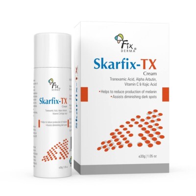 Fixderma SKARFIX -TX Cream For Face Dark Spots And Blemishes Kojic Acid 15gm