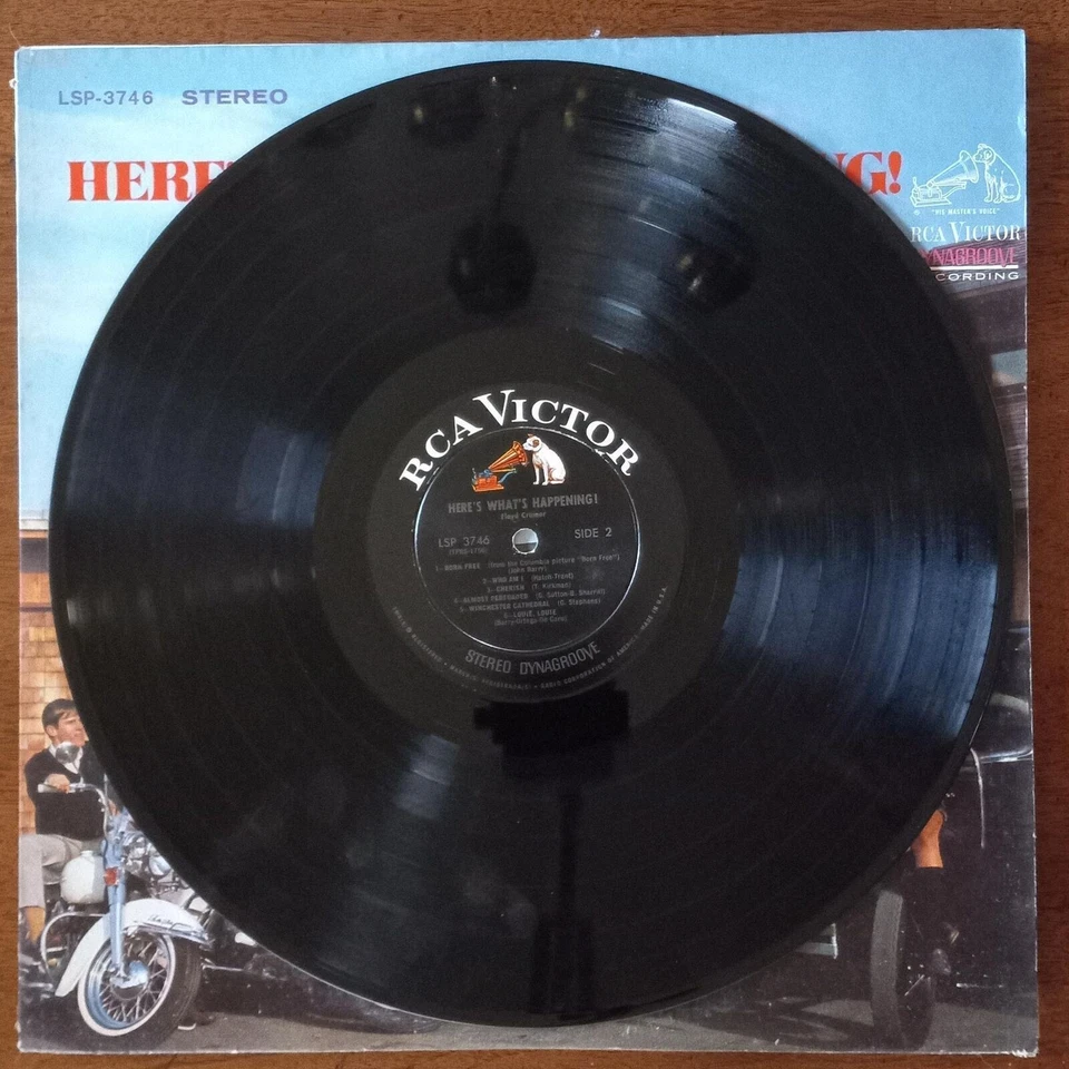 FLOYD CRAMER HERE'S WHAT'S HAPPENING! RCA VICTOR RECORDS LSP-3746 VINYL LP 98-27 - Image 4 of 4