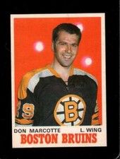 1970-71 O-PEE-CHEE #138 DON MARCOTTE NM (RC) BRUINS *X76939