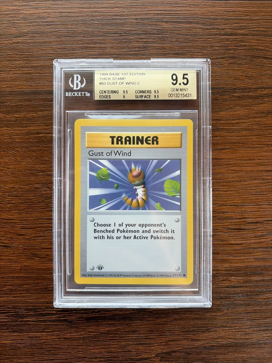 Pokémon TCG Beckett Grading Services (BGS) 9.5 Graded Base Set