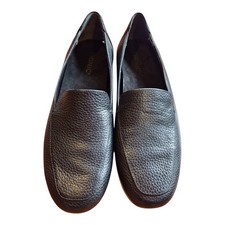 Vionic Elora Women Size 9 Black Pebbled Leath...