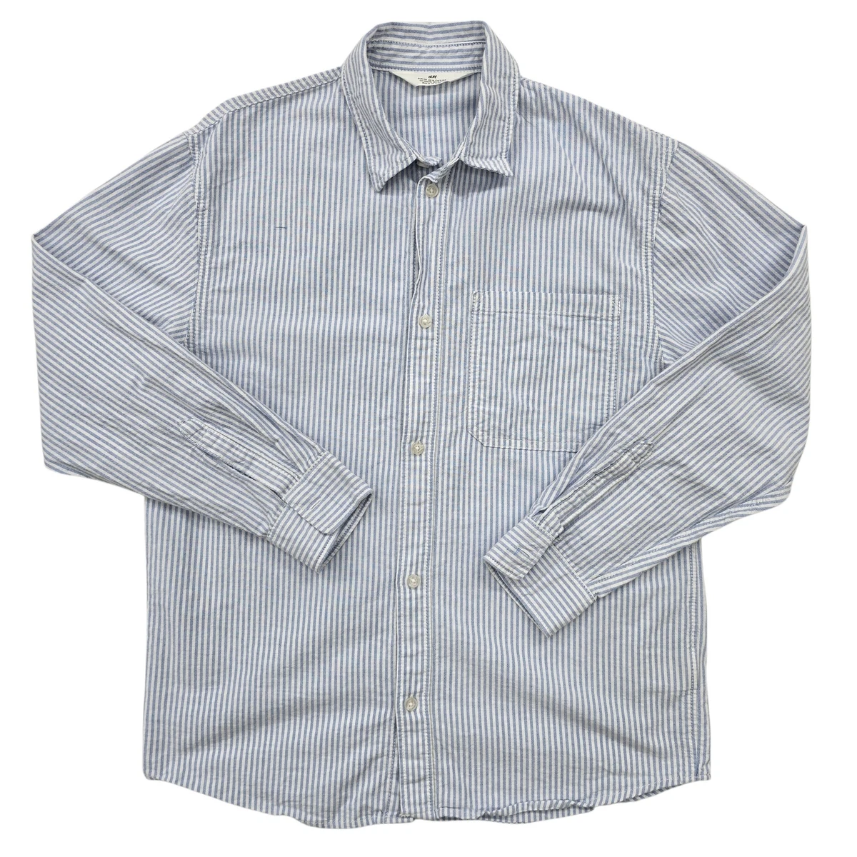 H&M 100% Cotton Striped Dress Shirts for Men for sale | eBay H&M 100% Cotton Striped Dress Shirts for Men for sale | eBay