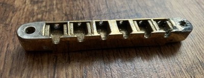 Vintage Gibson 1960/70s ABR-1 - Gold Bridge - Patent Number 2740313 - No saddles