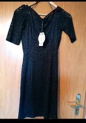 ORSAY Spitzenkleid Damen Kleid Gr. XS schwarz Elegant