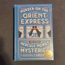 MURDER ON THE ORIENT EXPRESS Agatha Christie BRAND NEW SEALED LEATHER BOUND