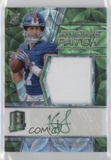 2018 Panini Spectra Rookie Neon Green Prizm 29/60 Kyle Lauletta Patch Auto 1p5