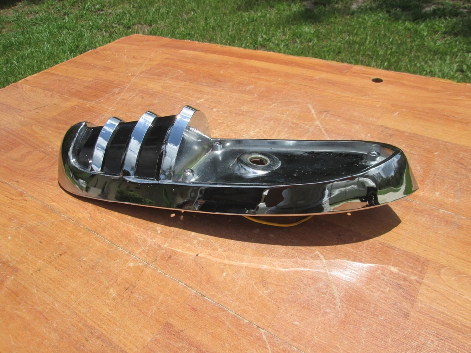 Nash Rambler 1957 luz de estacionamiento delantera izquierda intermitente bisel OEM N*O*S* G-1255LH Foto 3 de 4