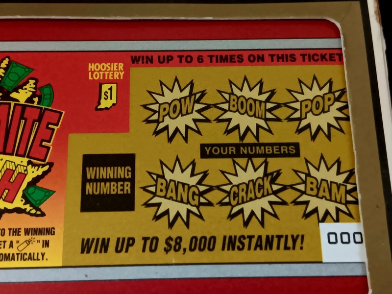 INDIANA STATE LOTTERY TICKET PLAYING CARD DECK USA
