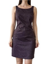 Babes Brown Sleeveless Dress Size S/M Smart Office Work Evening Elegant