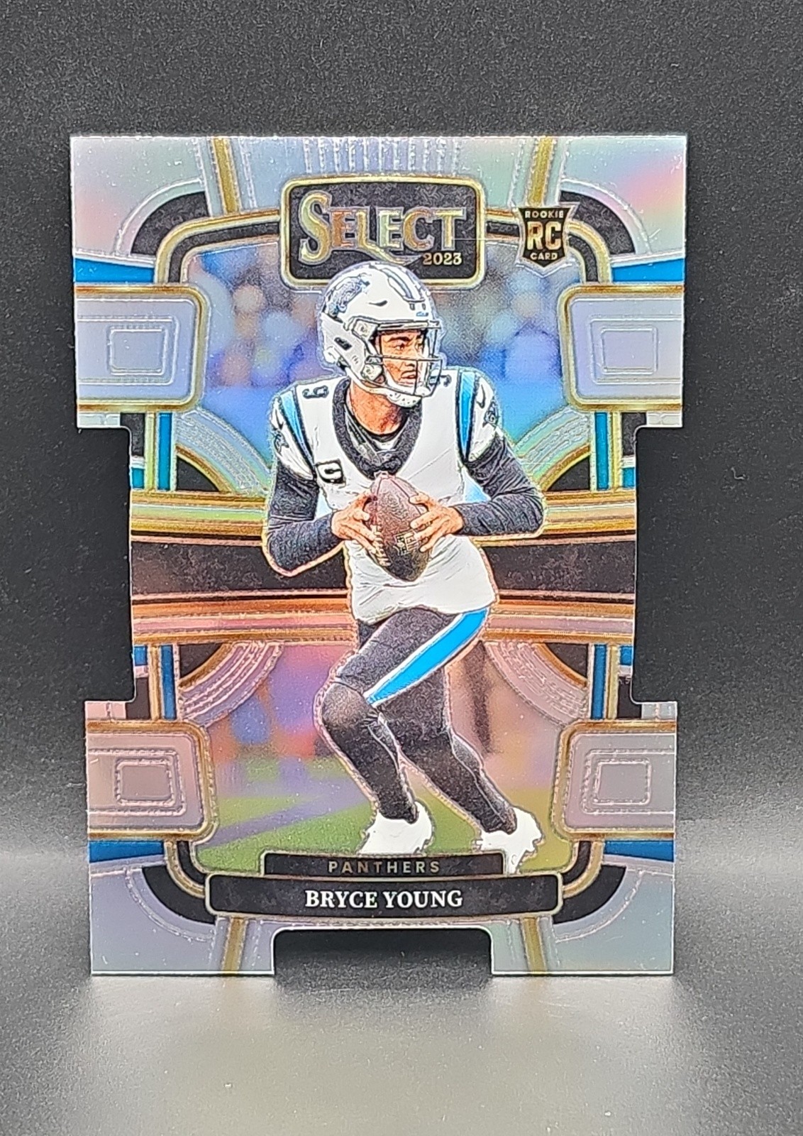 Bryce Young Panini Select #14 Silver Die Cut