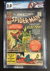 Amazing Spider-Man #9 Marvel Comics 2/64 Origin & 1st App of Electro CGC 2.0