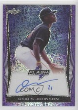 2018 Leaf Flash Purple 17/25 Osiris Johnson #BA-OJ1 Auto 3b3
