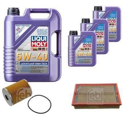 FEBI Inspektionspaket 8L LIQUI MOLY 5W-40 Leichtlauf High Tech für VW Sharan