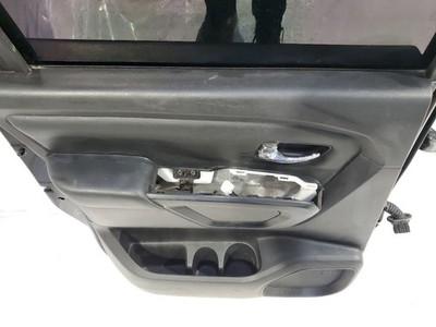 Used Rear Left Door Assembly Rear Side fits: 2019 Nissan Titan xd Crew Cab priva