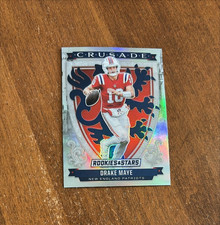 Drake Maye 2025 Panini Rookies Stars Crusade Silver Prizm Tar Heels Patriots RC