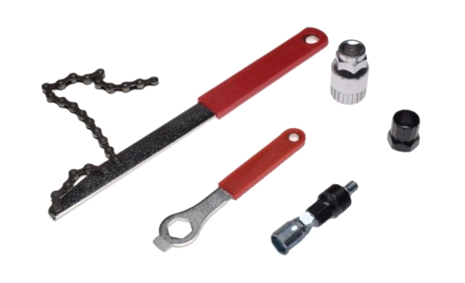 Jeu de clés de rechange pour bicyclettes en alliage chrome-vanadium argenté