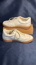 dolce vita Notice Women's Sneakers Size 6 Ivory Leather Gum Sole