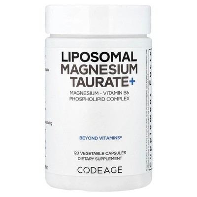 Liposomal Magnesium Taurate+, 120 Vegetable Capsules