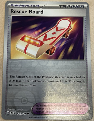 Rescue Board 126/131 Sv: Prismatic Evolutions Reverse Holo