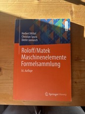 Roloff/Matek Maschinenelemente Formelsammlung...