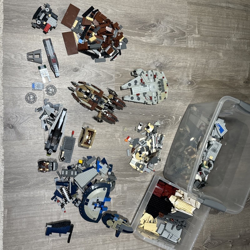 Lego Star Wars Bulk Lot. 7lb+! Pirate Tank, Falcon, Trade MTT pcs! SEE DETAILS