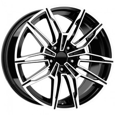 CERCHIO IN LEGA PER AUDI Q3 8,0J18" 5X112 30 66,60 ELITE WHEELS X-92 BLACK POLIS
