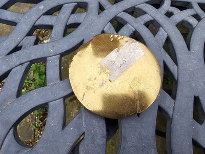 Antike Langgehäuse Standuhr Blei gefüllt Messing Zifferblatt Pendel Bob schön