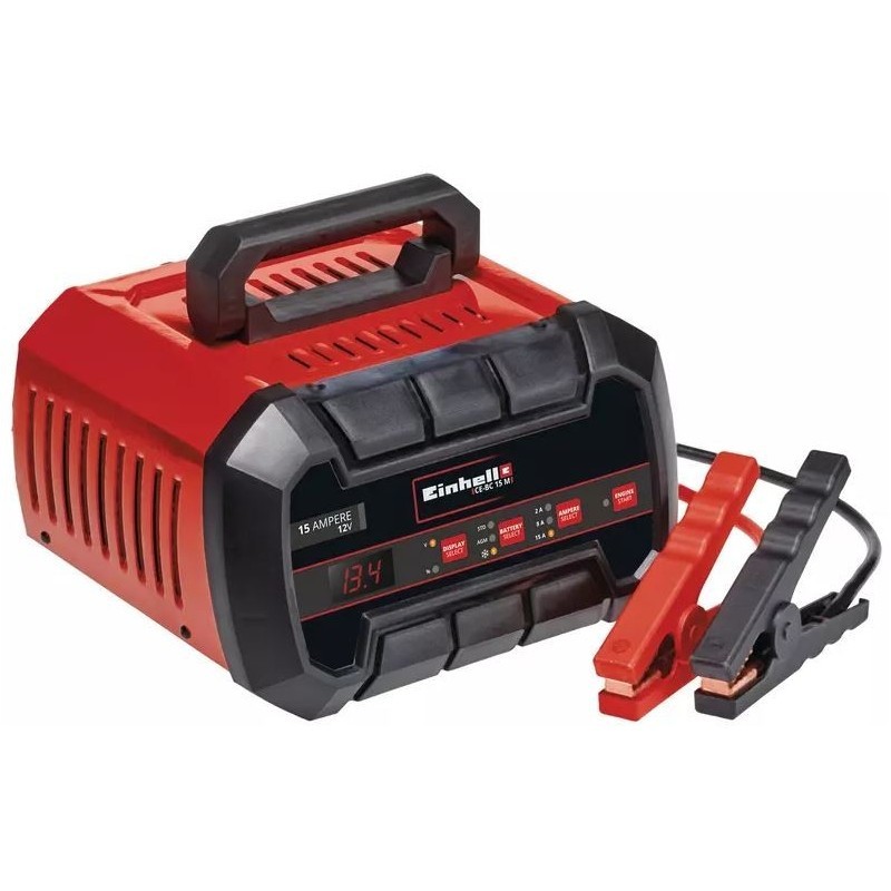 Einhell Caricabatteria Ce-Bc 15 M 12V Avviamento Rapido Funzione Mantenimento - Immagine 2