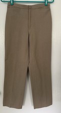 Banana Republic Stretch Taupe Straight-Leg Trousers Size 2R