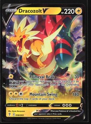 Dracozolt V 058/203 Evolving Skies Ultra Rare Holo