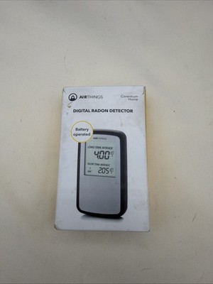 Airthings Corentium Home Radon Detector QRI Digital Monitor OB