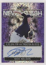 2019 Leaf Flash News Flash Purple 1/25 Nick Nelson #NF-NN2 Auto 3h9