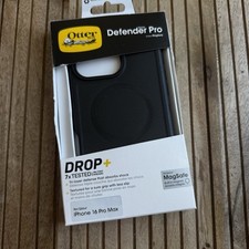 OtterBox Defender Pro MagSafe Case for iPhone 16 Pro Max Black Open Box