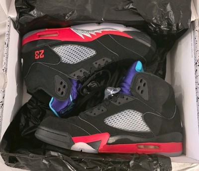 Nike Air Jordan 5 Retro Top 3, Größe 42.5, Schwarz
