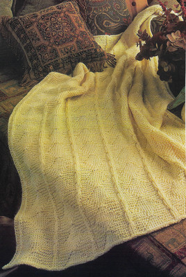 Diamonds & Cables knit-look Afghan crochet PATTERN INSTRUCTIONS