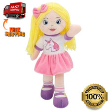 Eimmie Baby Doll Rag Doll Blonde Girl Soft Plush Cloth Toy Gift 14"