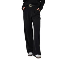 NWT Stunning French Connection Ladies Wide Leg Trousers Black Large