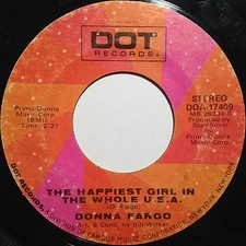 Donna Fargo - The Happiest Girl In The Whole U.S.A. / The Awareness Of Nothing,