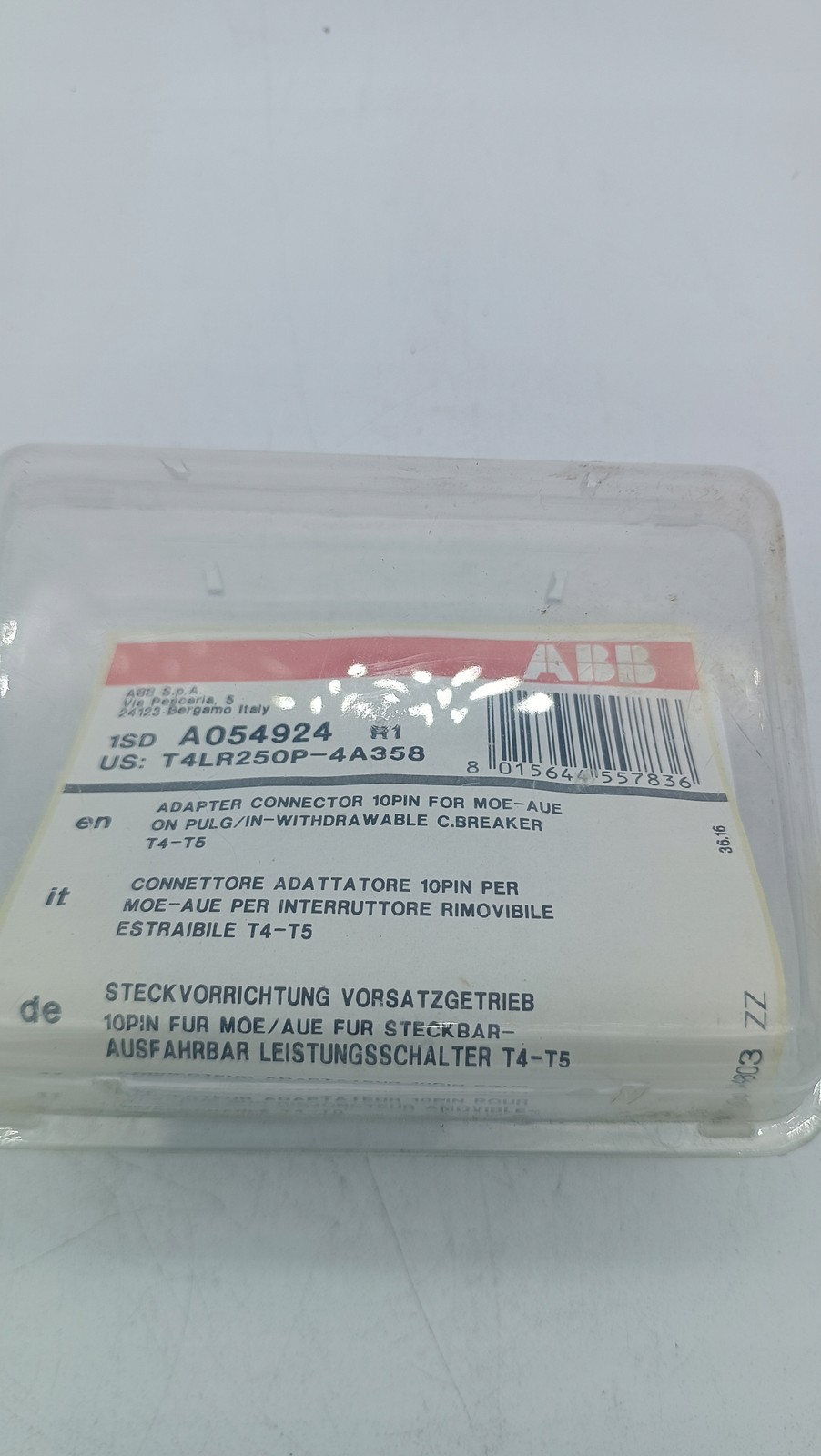 ADP 10pin MOE AUE T4-T5-T6 P/W ABB 1SDA054924R1