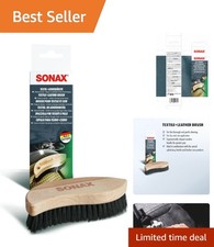 Textile & Leather Cleaning Brush - Dry/Wet Use for Fabric & Smooth Surfaces
