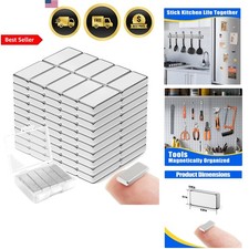 Neodymium Magnets Bar Strong Magnets Rare Earth Rectangular Magnetic Bar 100pcs