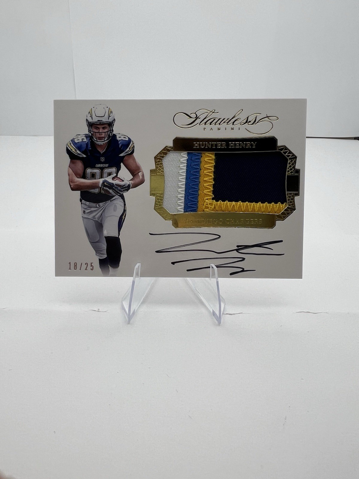 Hunter Henry Panini Flawless Rookie Patch Autograph #RCHH Base