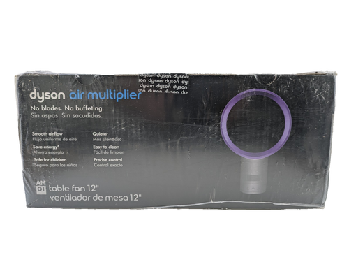 Dyson AM01 Air Multiplier 12" Bladeless Table Fan Purple – Discontinued – NEW - Picture 3 of 6