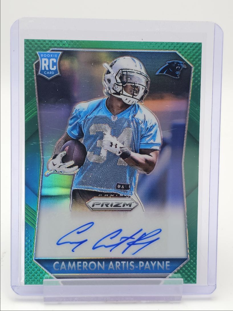 Cameron Artis-Payne Panini Prizm Rookie Signatures #RSCAP Green