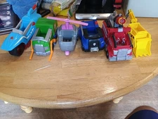 Paw Patrol toy cars made by spin master