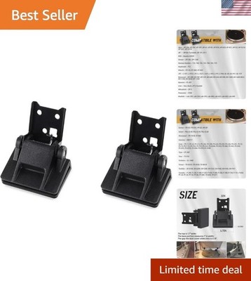 Simplified Installation 2Pcs Turntable Dust Cover Hinges - Ultimate Protection