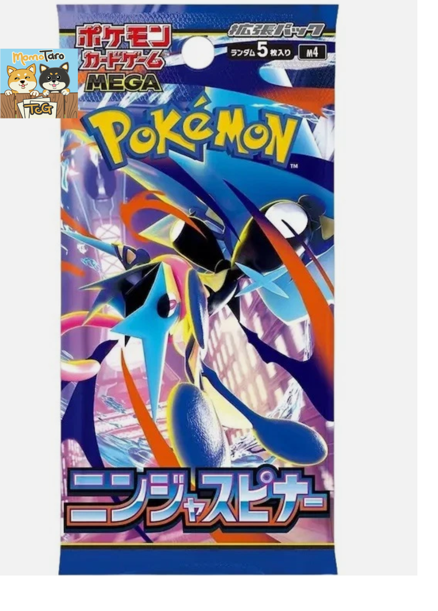 1X Japanese Pokemon M4: MEGA Ninja Spinner Booster Pack M4, US