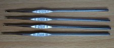 Lot Of 4 Vintage Boye Crochet Knitting Hooks Needles Set 7 8 9 10 USA Made Rare