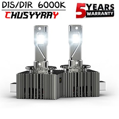 2X 200W 40000LM D1S D1R LED HEADLIGHT BULBS WHITE REPLACE XENON HID LAMPS