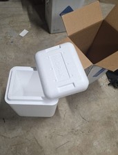 Coolbox Insulated Styrofoam Cooler Shipping Container 16x12x10 With 4 Gell Packs